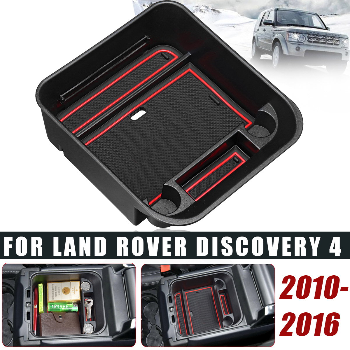 Armrest-Storage-Central-Console-Tray-Box-For-Land-Rover-Discovery-4-2010-2016-1659322