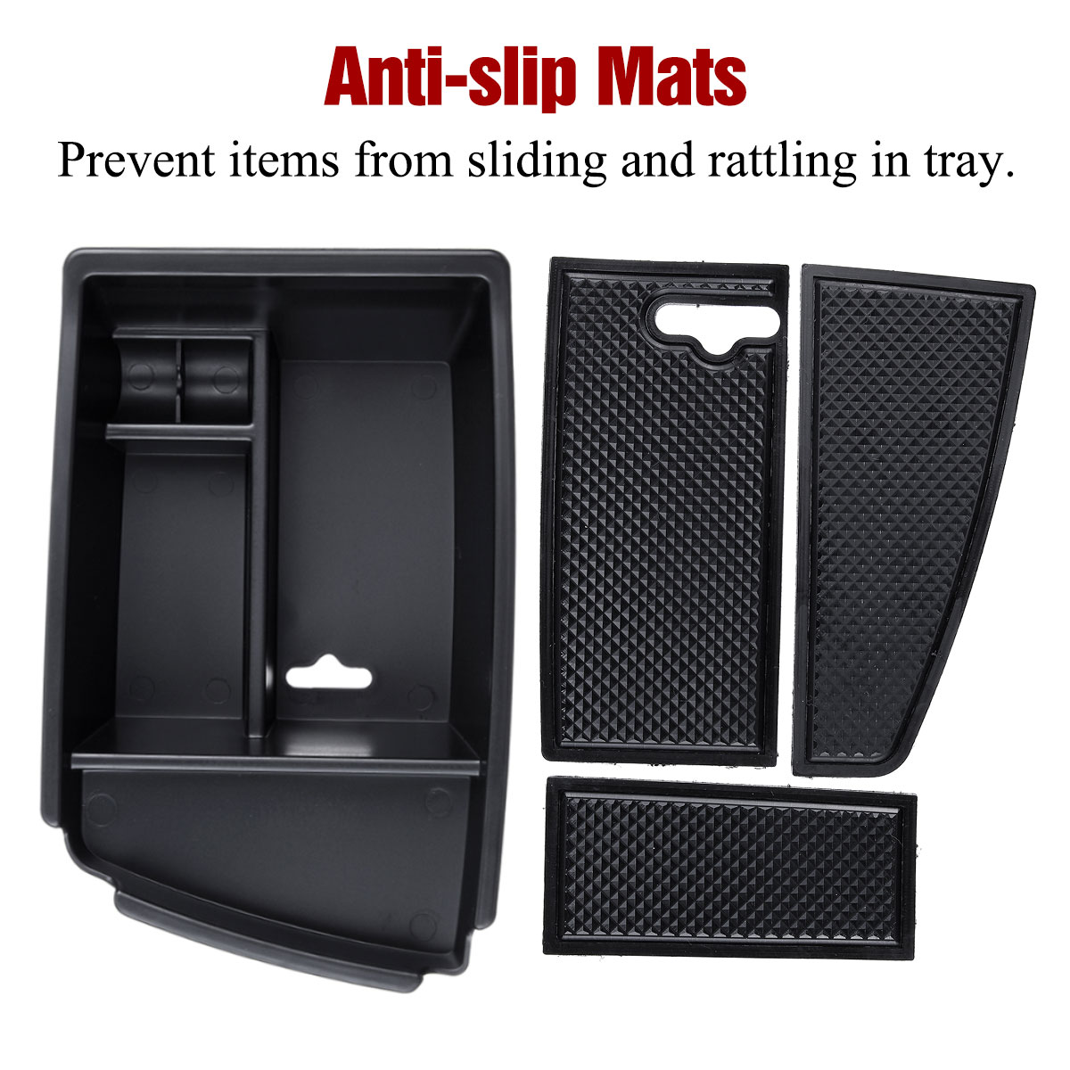 Car-Center-Organizer-Console-Armrest-Storage-Tray-Box-Black-For-Kia-Niro-2018-2020-1813928