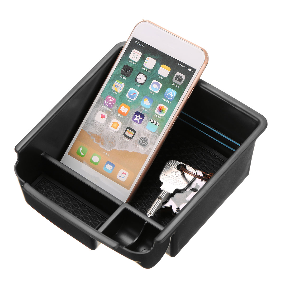 Car-Central-Storage-Box-Organizer-Holder-Tray-For-Tarraco-Tiguan-MK-2th-2016-19-1726237