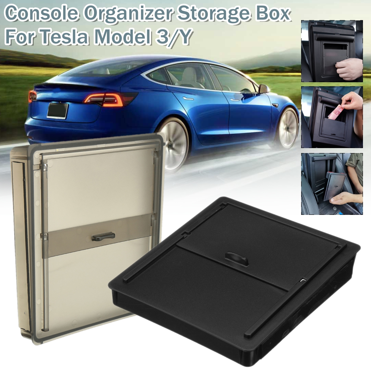 Center-Console-Organizer-Armrest-Hidden-Storage-Box-For-Tesla-Model-3Y-1777070