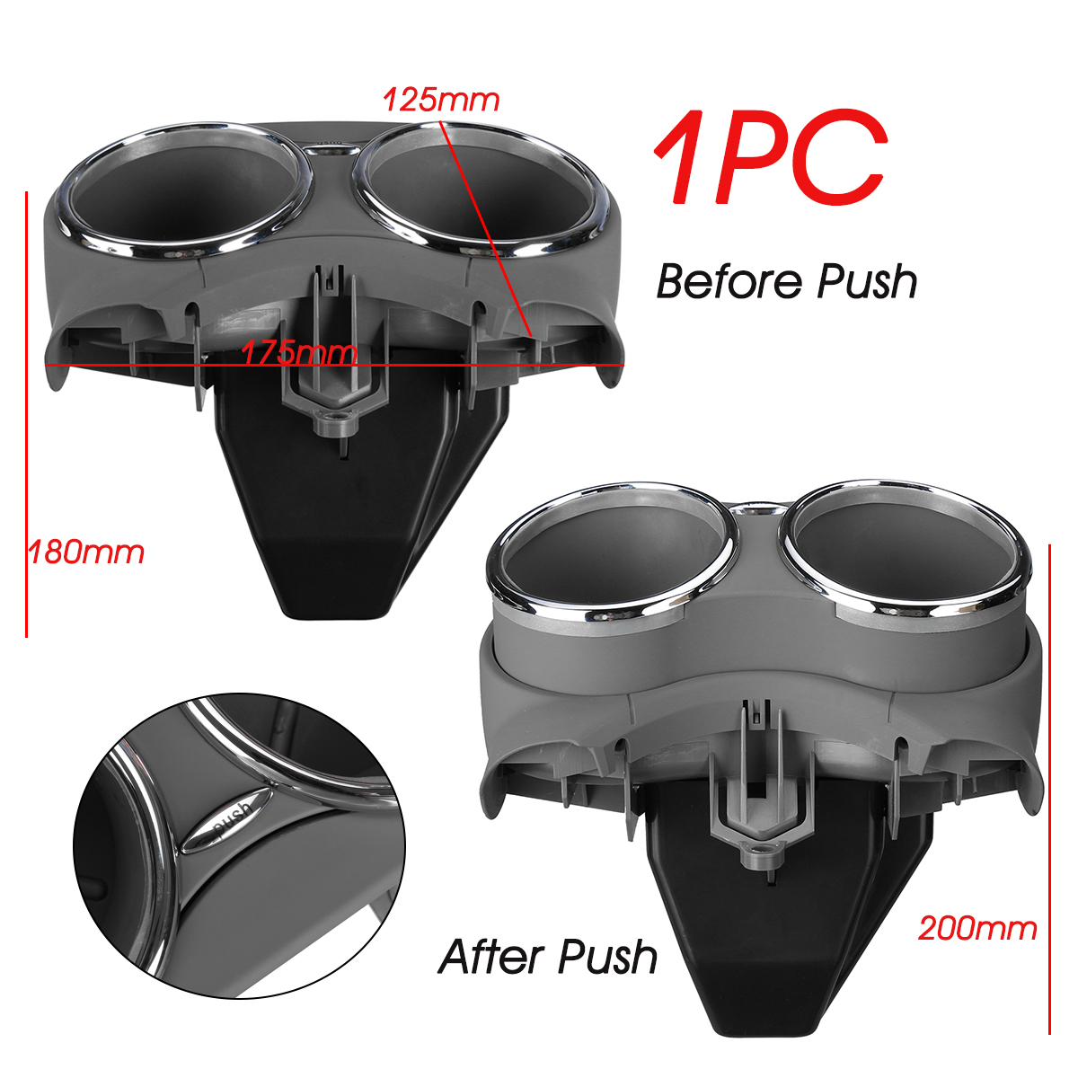 Center-Cup-Holder-Bracket-21968004148K67--2196800414-For-Mercedes-Benz-CLS-C219-1826976