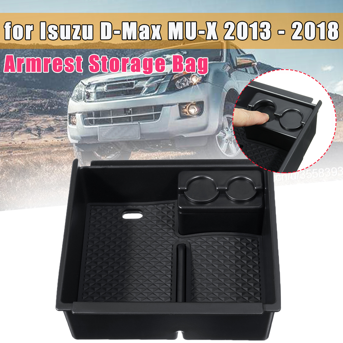 Handle-Armrest-Car-Box-Storage-for-Isuzu-D-Max-MU-X-2013---2018-Central-Console-Tray-1606888
