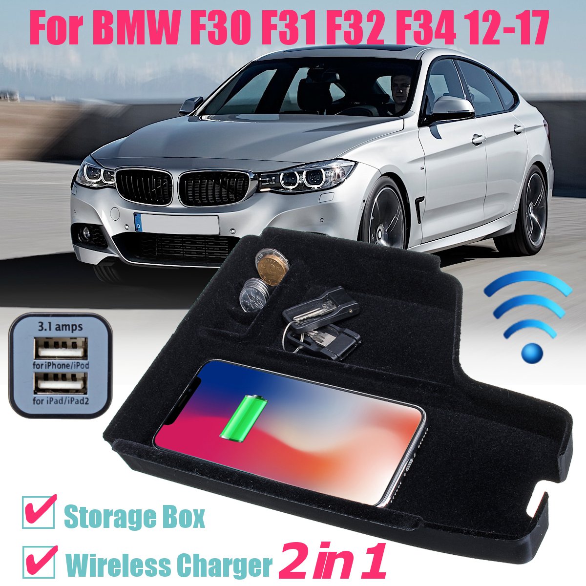Phone-Wireless-Charging-Car-Central-Armrest-Console-Storage-Box-for-BMW-F30-F31-F32-F34-LHD-12-17-1420429