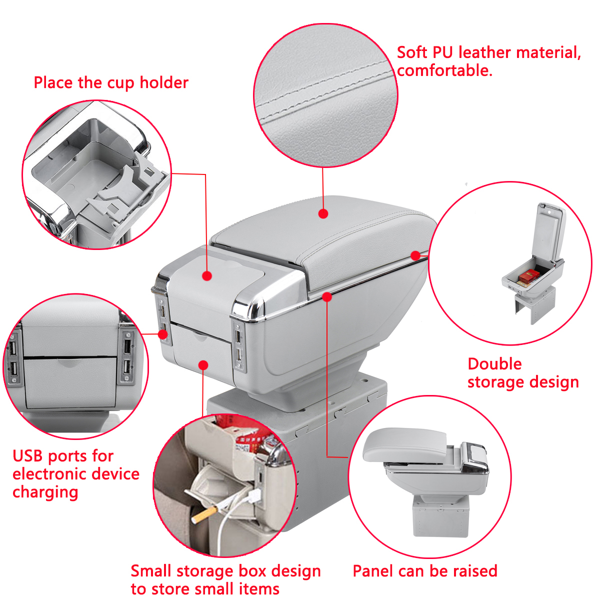 Universal-Car-Armrest-Cushion-Pad-Center-Organizer-Console-Pad-Stroage-Box-Cover-1826986
