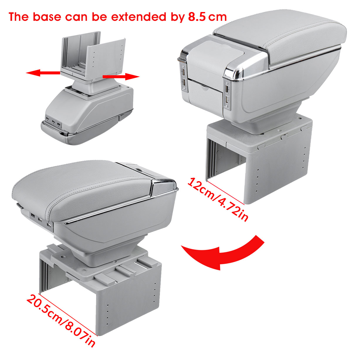 Universal-Car-Armrest-Cushion-Pad-Center-Organizer-Console-Pad-Stroage-Box-Cover-1826986