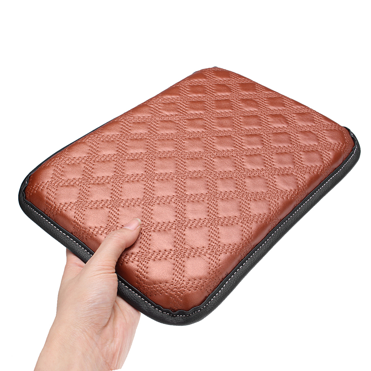 Universal-Car-Auto-Armrest-Pad-Cover-Center-Console-Box-Leather-Cushion-3-Colors-1252195
