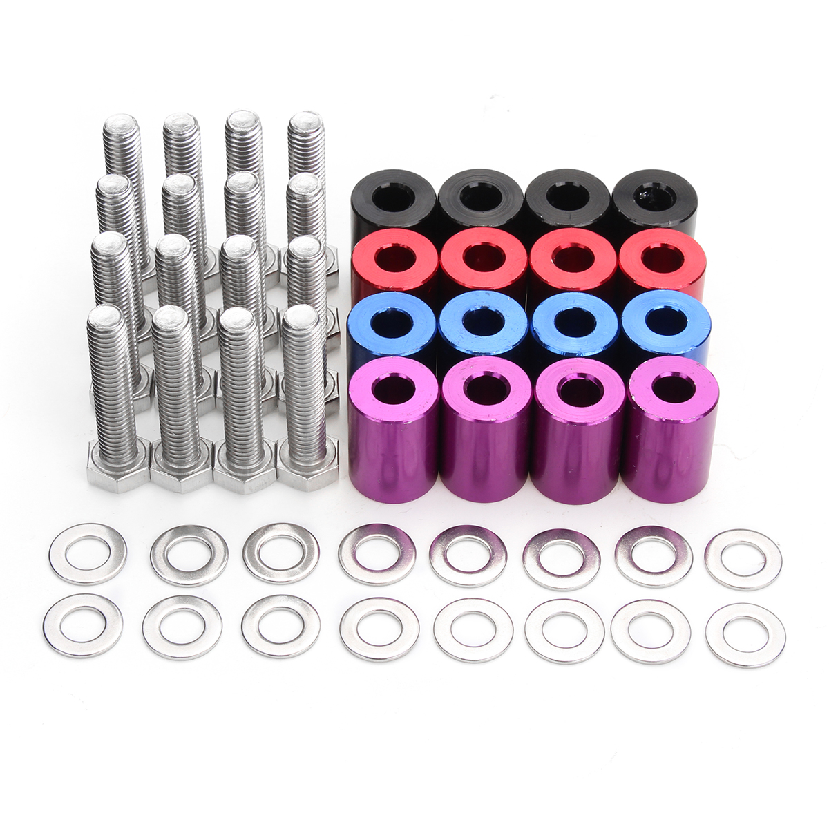 1-Inch-Alloy-Billet-Hood-Vent-Spacer-Riser-For-Car-Auto-Motor-Turbo-Engine-Swap-8mm-1260019