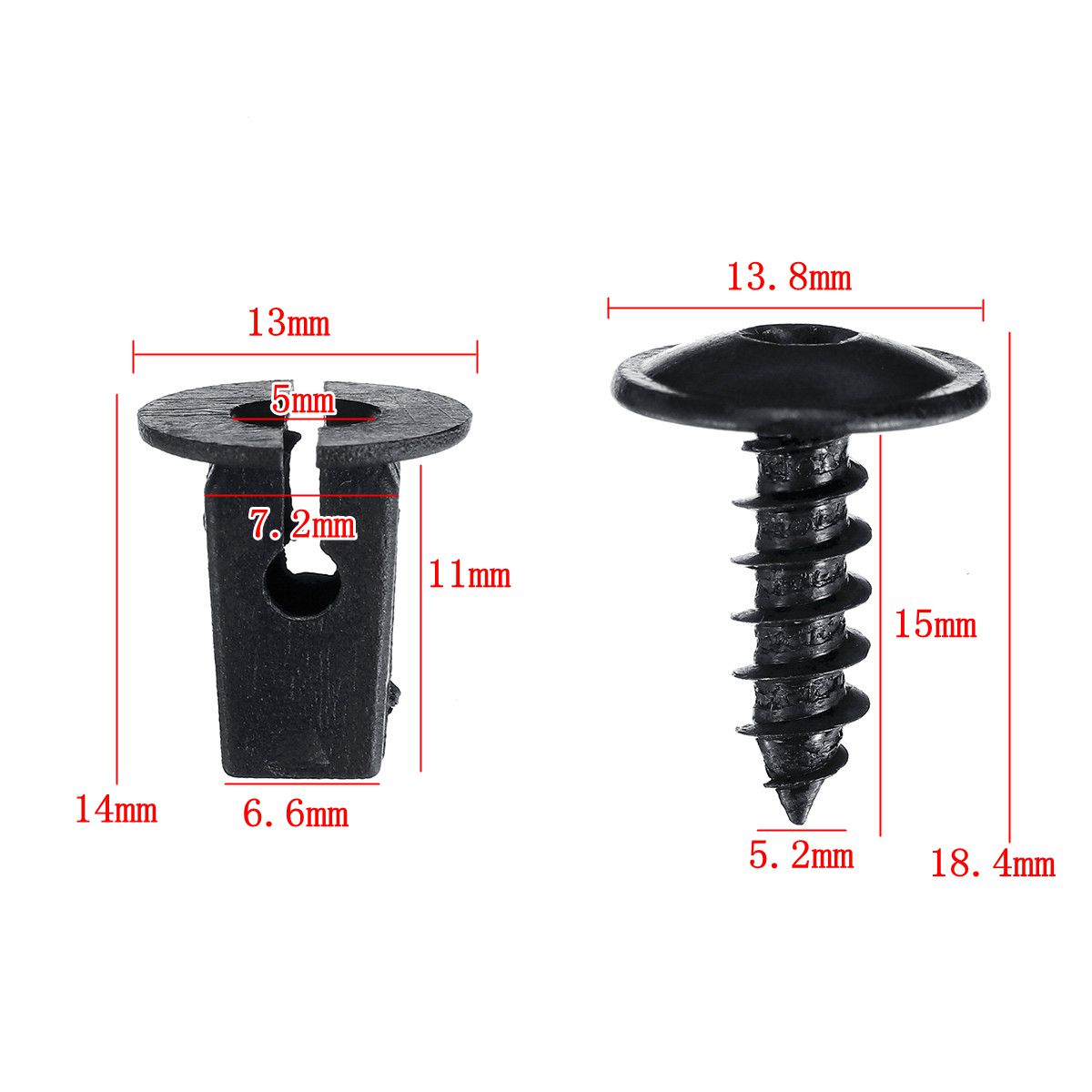 10-Pairs-Of-Car-Buckle-Fender-Liner-Clips-For-Passert-Golf-Tiguan-Skoda-1412501