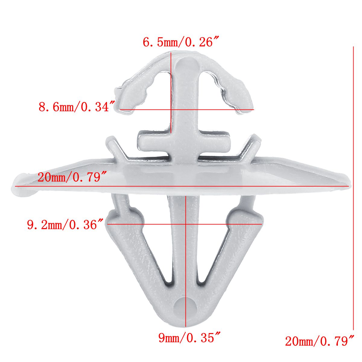 100pcs-Door-Trim-Moulding-Car-Fastener-Clip-Retainer-Panel-Bumper-Fastener-For-Renault-1351536