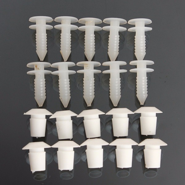 10Pcs-Insert-Interior-Trim-Cover-Clips-With-Grommets-For-VW-T5-Plastic-1010122