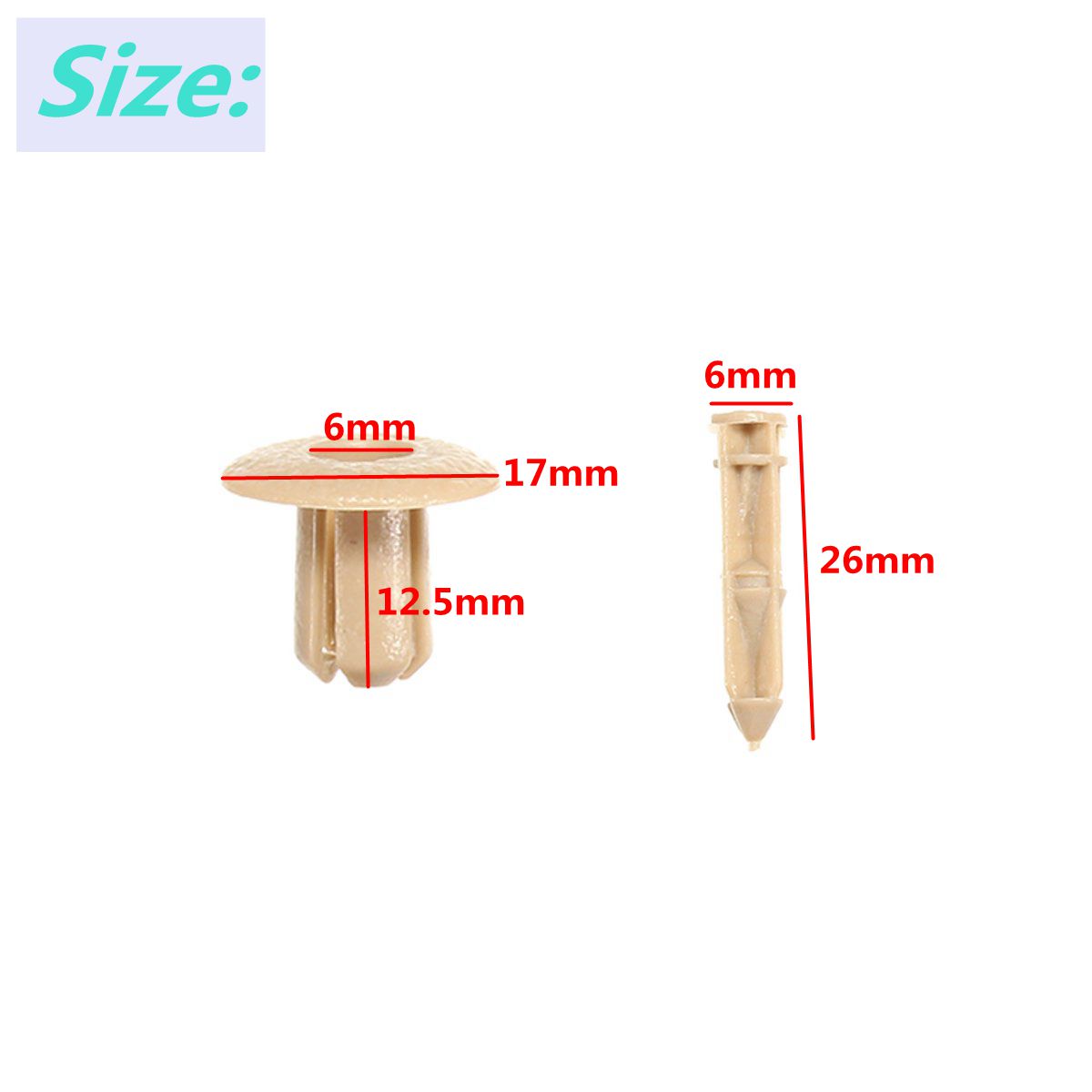 10pcs-Plastic-Rivet-Trim-Panel-Car-Fastener-Clip-Door-Beige-For-VOLVO-C70S60S80V70-1363873