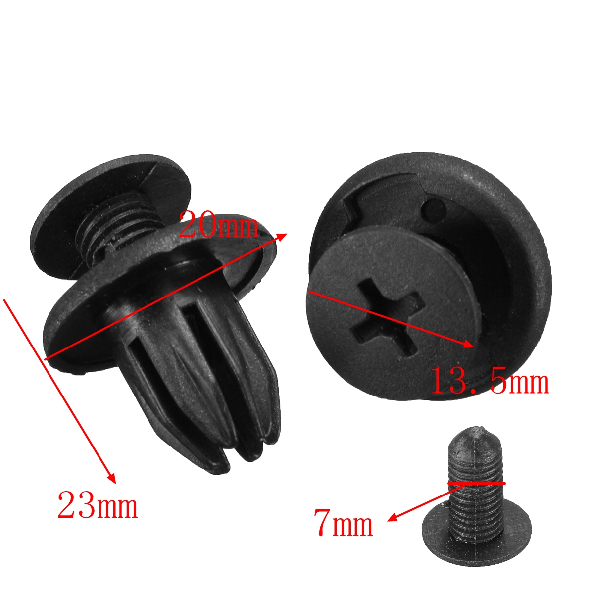 10pcs-Radiator-Grille-Plastic-Fixing-Clips-For-LAND-ROVER-DISCOVERY-2-DYQ100230-1007885