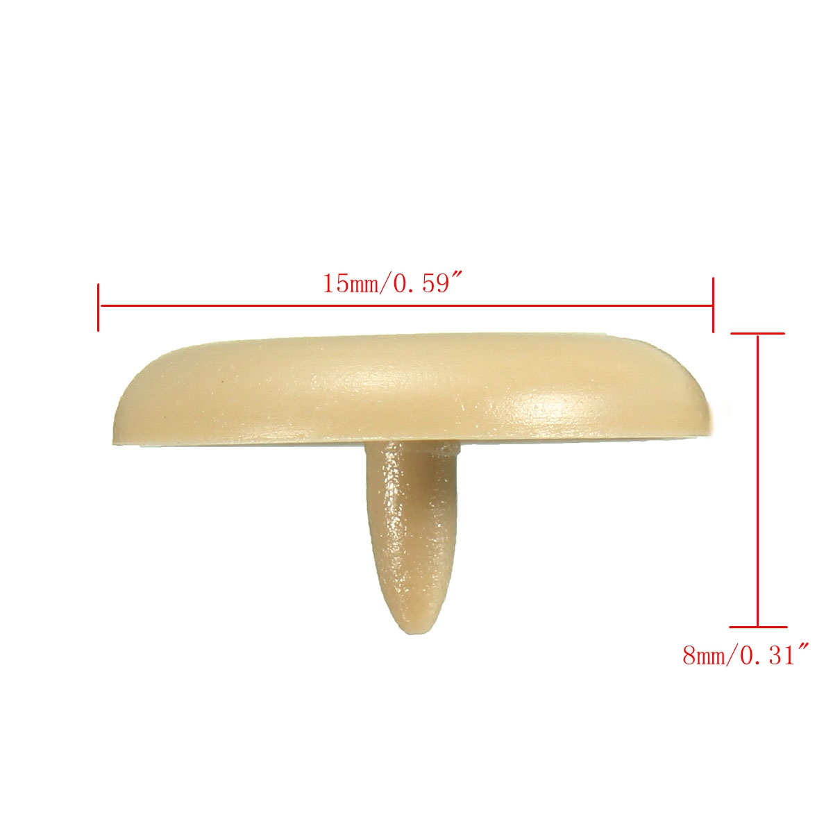 10pcs-Seat-Belt-Buckle-Clip-Retainer-Seat-Belt-Stop-Button-Beige-Plasti-For-Lincoln-1012560