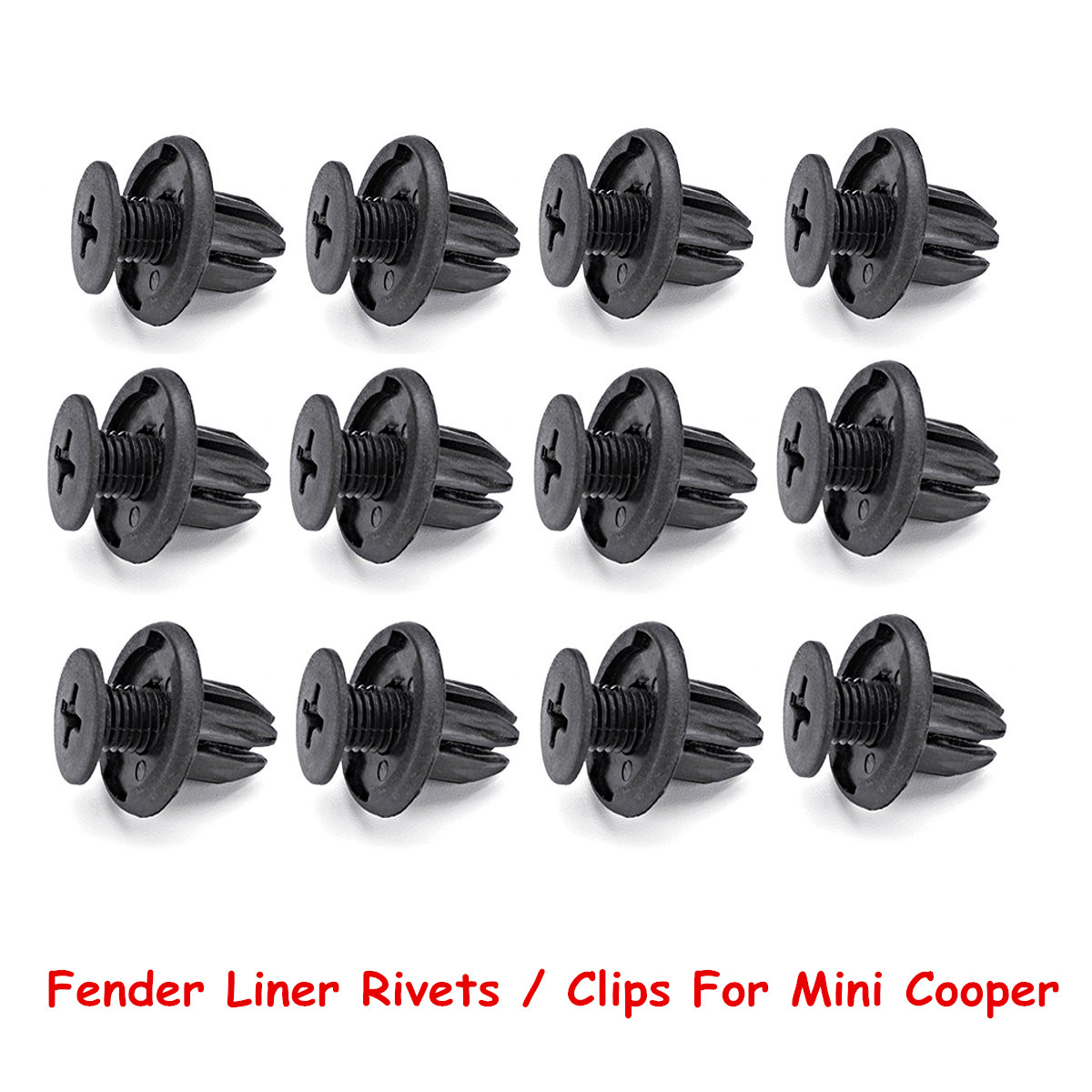 12PCS-Plastic-Auto-Splash-Guard-Liner-Rivets-Car-Fastener-Clip-Retainer-Fits-For-Mini-Cooper-1273263
