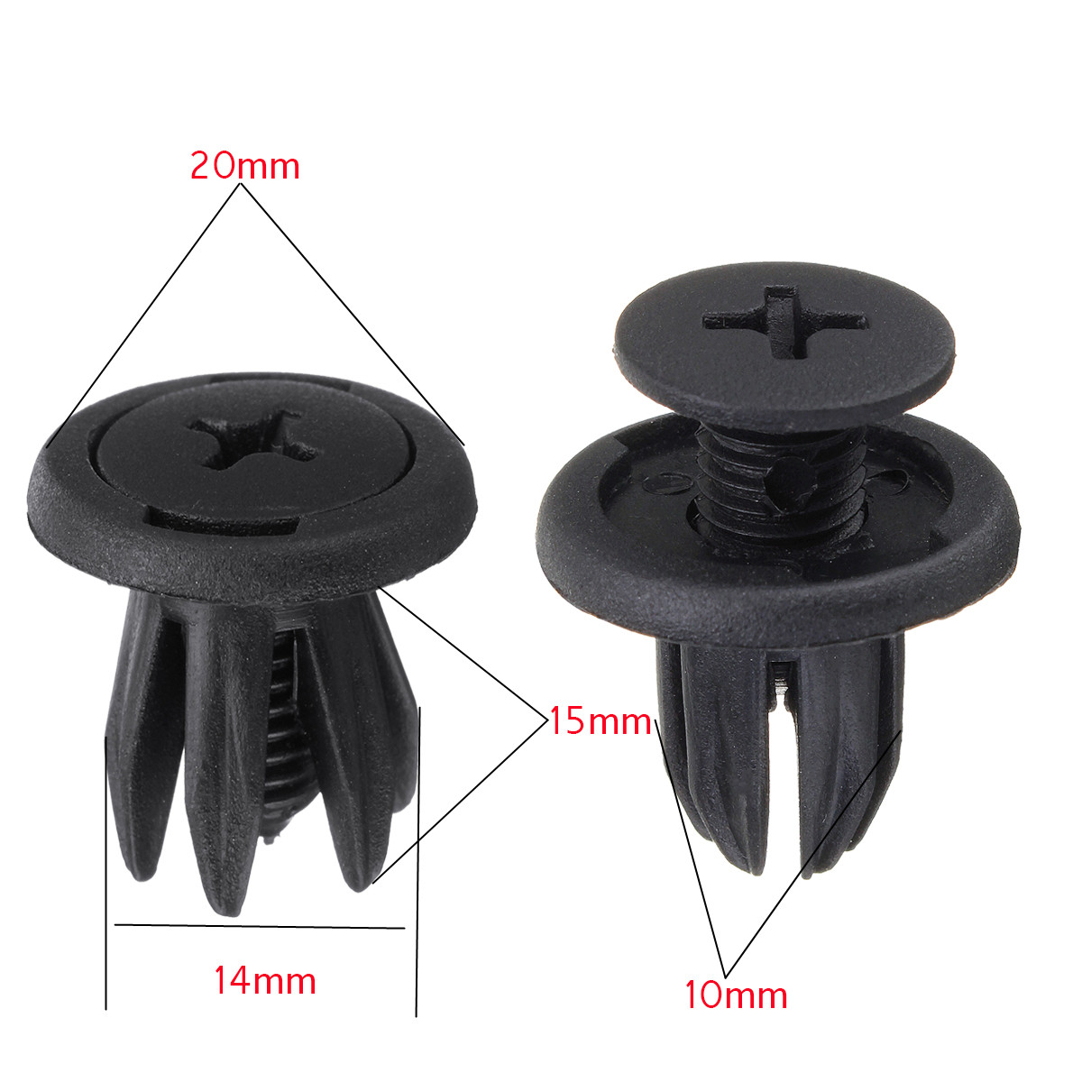 12PCS-Plastic-Auto-Splash-Guard-Liner-Rivets-Car-Fastener-Clip-Retainer-Fits-For-Mini-Cooper-1273263
