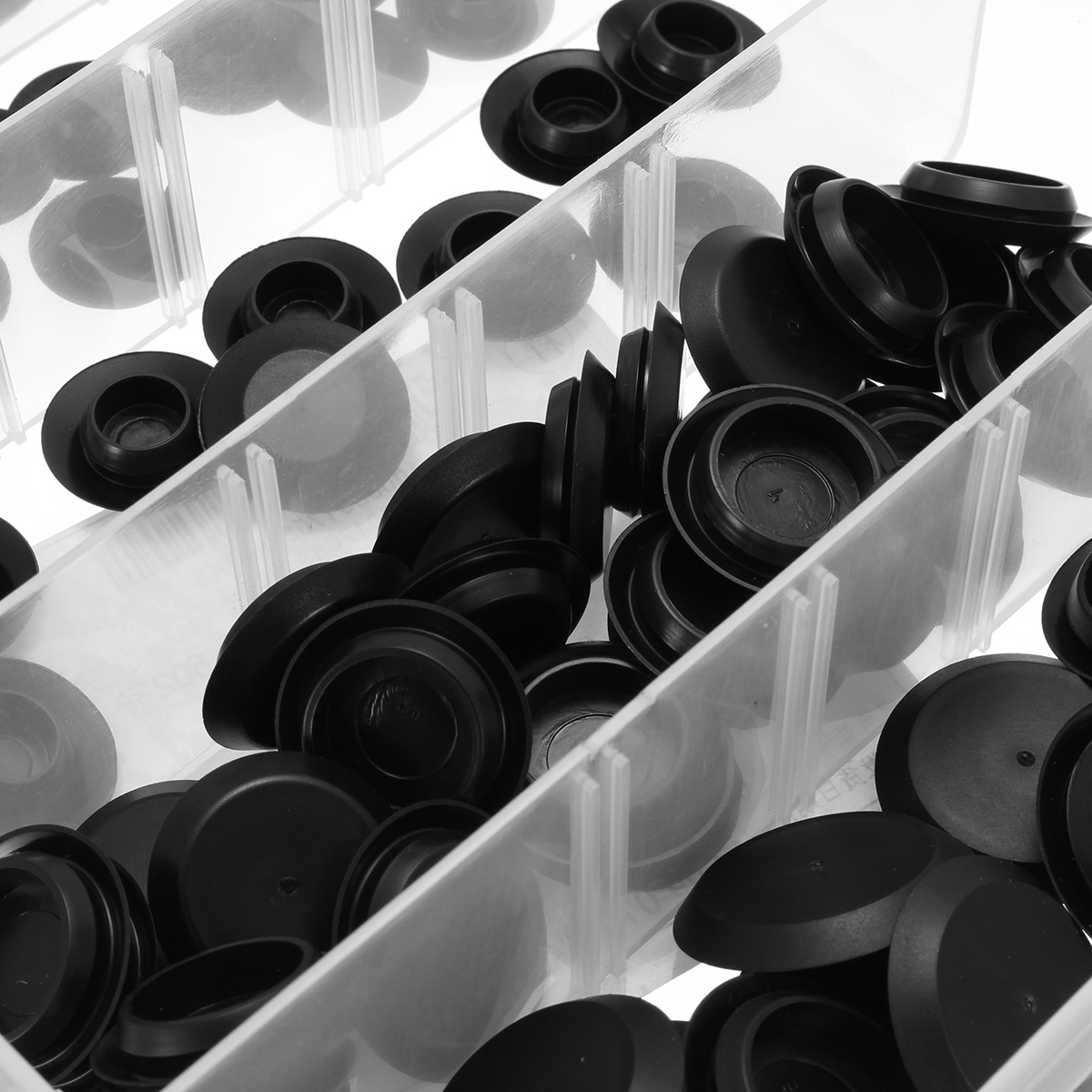 141Pcs-Flush-Mount-Black-Plastic-Assortment-Auto-Body-Sheet-Metal-Hole-Plug-Car-Tool-1209074