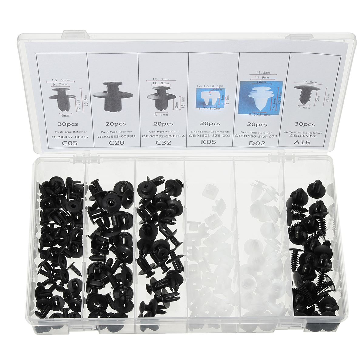 150Pcs-Car-Pushpin-Rivet-Fastener-Clip-Panel-And-1Pcs-Cutter-Remover-Puller-Tool-1142204
