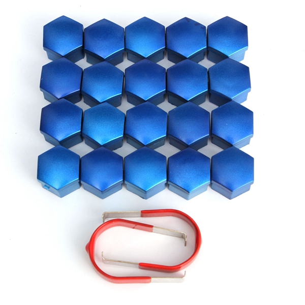 17mm-Car-Alloy-Wheel-Trims-Nut-ABS-Plastic-Blue-Caps-Bolts-Covers-Nuts-Set-of-20-996492