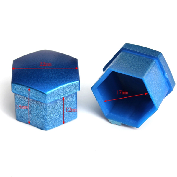 17mm-Car-Alloy-Wheel-Trims-Nut-ABS-Plastic-Blue-Caps-Bolts-Covers-Nuts-Set-of-20-996492