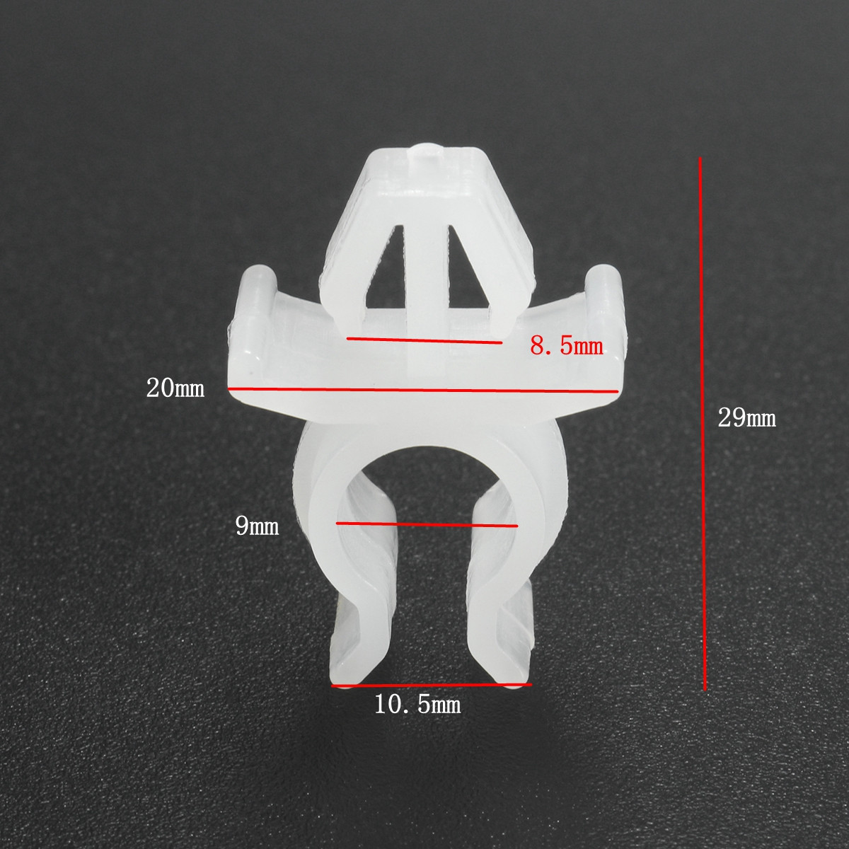 20-X-Hood-Prop-Rod-Support-Clips-ABS-Plastic-Holds-85mm9mm-Rod-For-Nissan-US-1159657