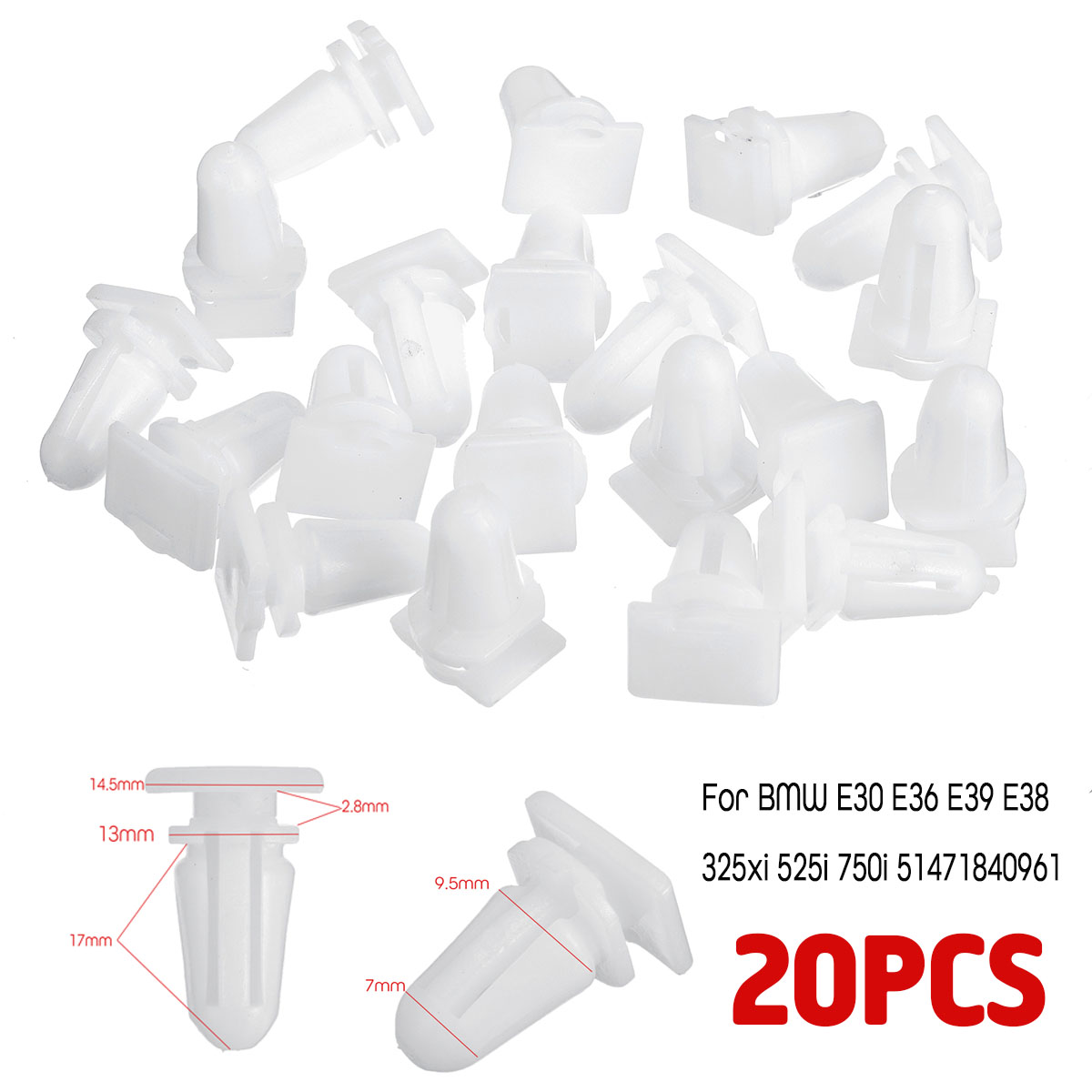20PCS-White-Plastic-Retainer-Fasteners-For-BMW-E30-E36-E39-E38-325xi-525i-750i-51471840961-1598406
