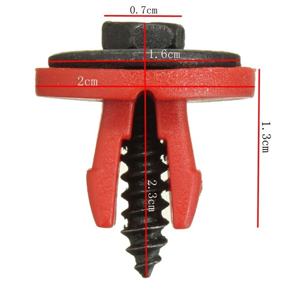 20x-Engine-Undertray-Cover-Clips-Screws-Bottom-Shield-Guard-For-Ford-Focus-C-Max-1002173