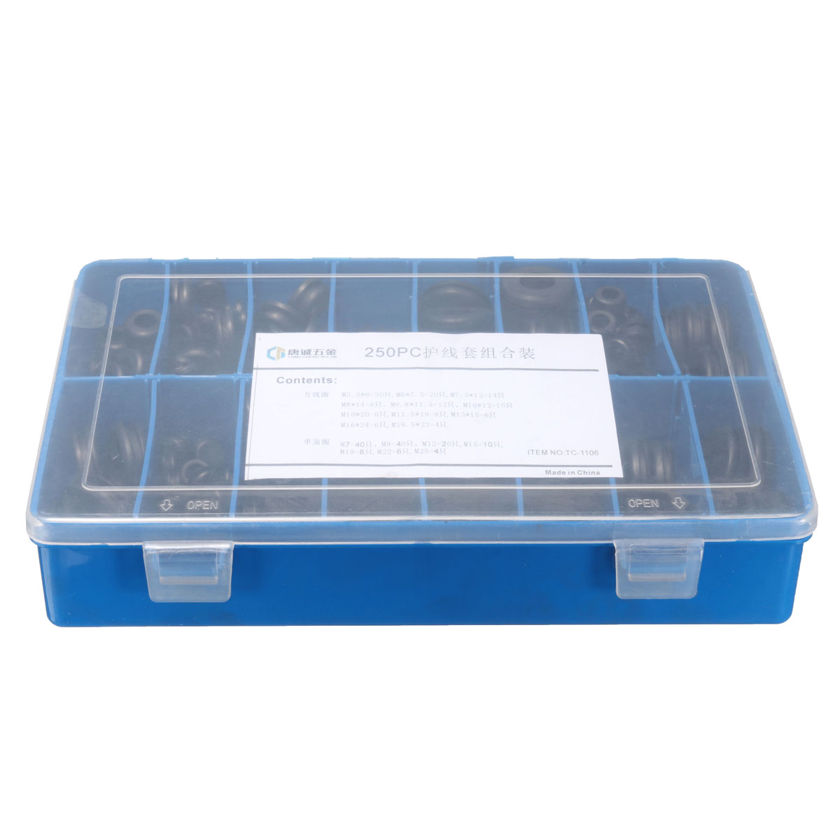 250Pcs-Rubber-Grommet-Seal-Hole-Plug-Set-Electrical-Wire-Gasket-Assortment-Kit-1425546