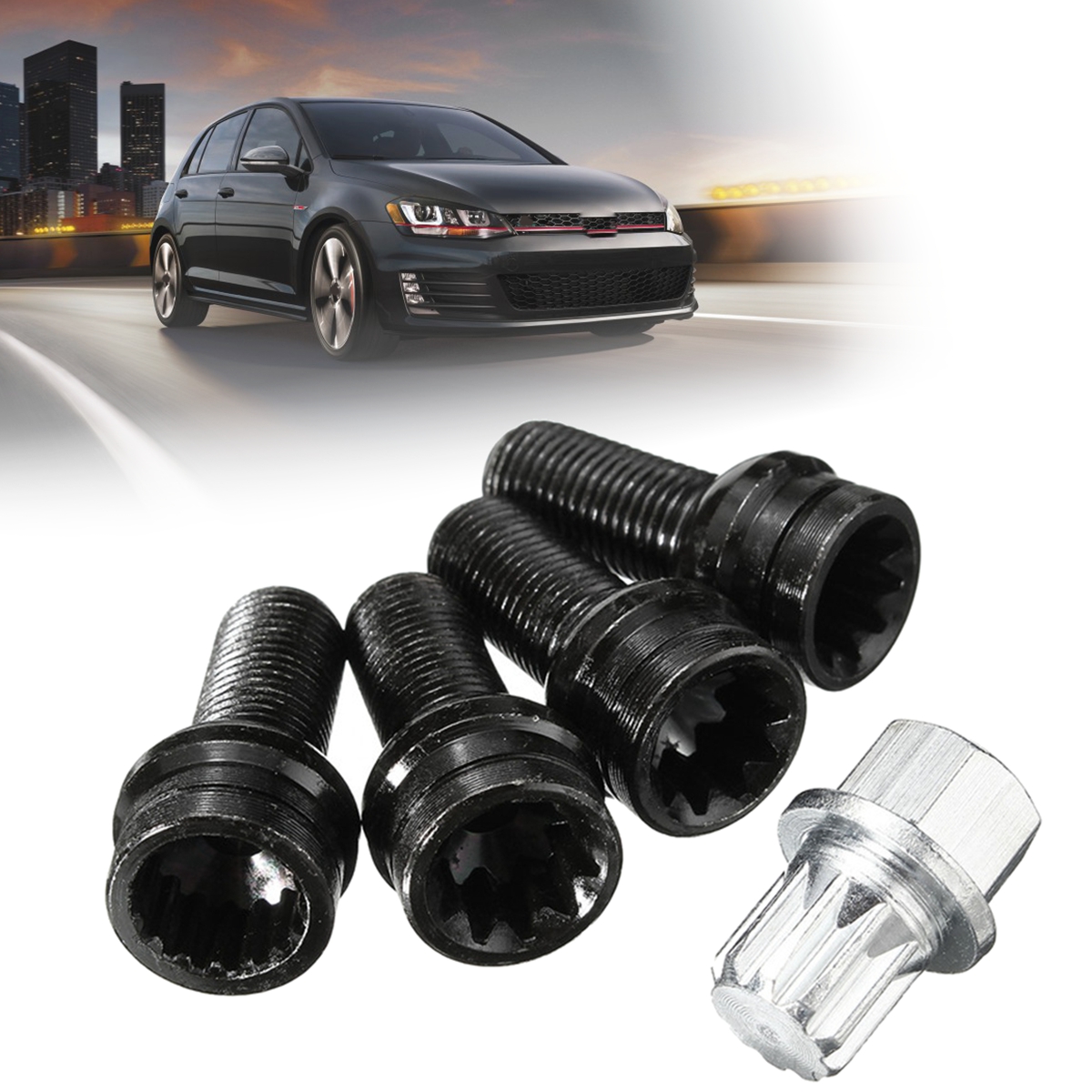 41-17mm-Wheel-Bolt-Locking-Lug-Nut-with-Key-For-VW-Golf-Jetta-Beetle-Passat-Audi-1649497