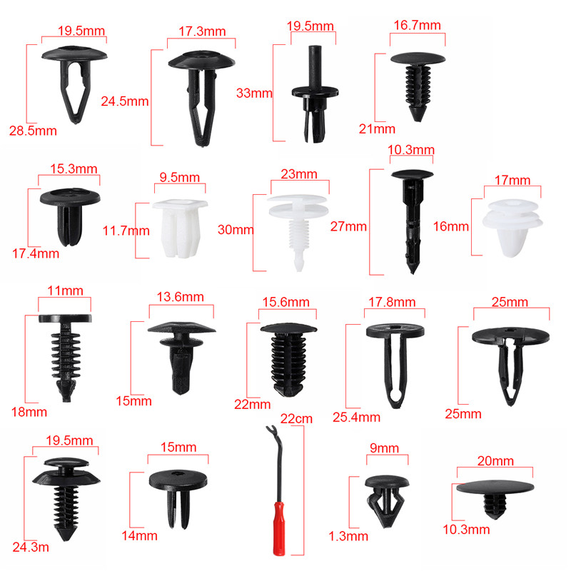 425Pcs-Mounting-Accessories-Cable-Tie-Buckle-Car-Fastener-Clip-Screw-Tools-Kit-1557188