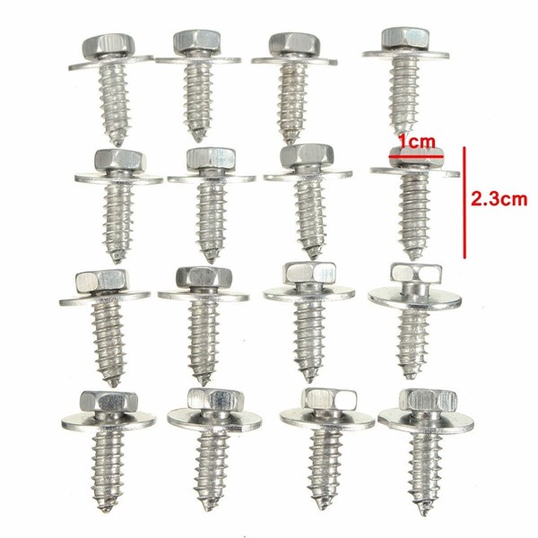 44x-Parts-Engine-Under-Cover-Splash-Guard-Undertray-Screw-Trim-Clips-For-BMW-E46-1013648