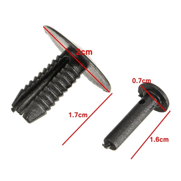 44x-Parts-Engine-Under-Cover-Splash-Guard-Undertray-Screw-Trim-Clips-For-BMW-E46-1013648
