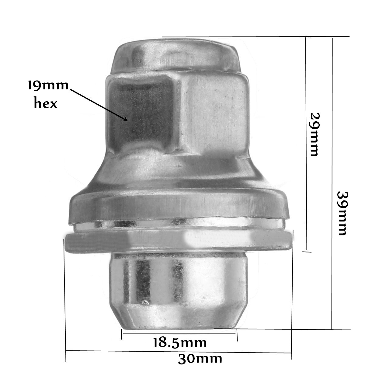 4PCS-19mm-Alloy-Wheel-Nut-Hex-Replacement-Part-For-X-Type-S-Type-AK10-Bolt-Stud-1357108