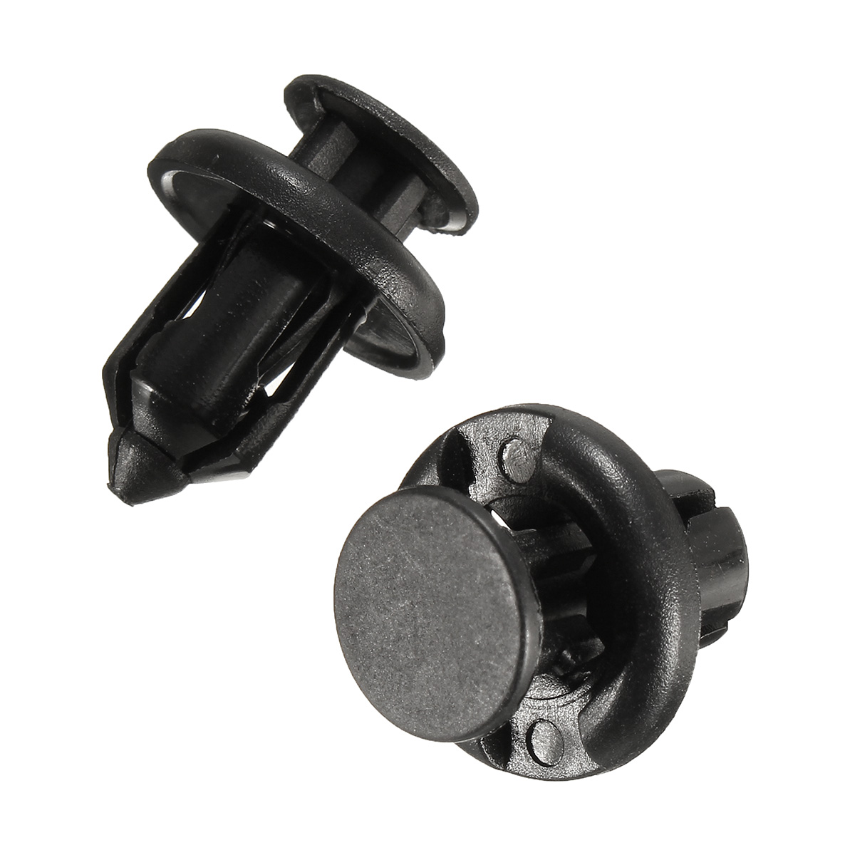 50-Pcs-Car-Bumper-Fender-10mm-Hole-Plastic-Push-Rivets-Fastener-Clip-Black-1566219