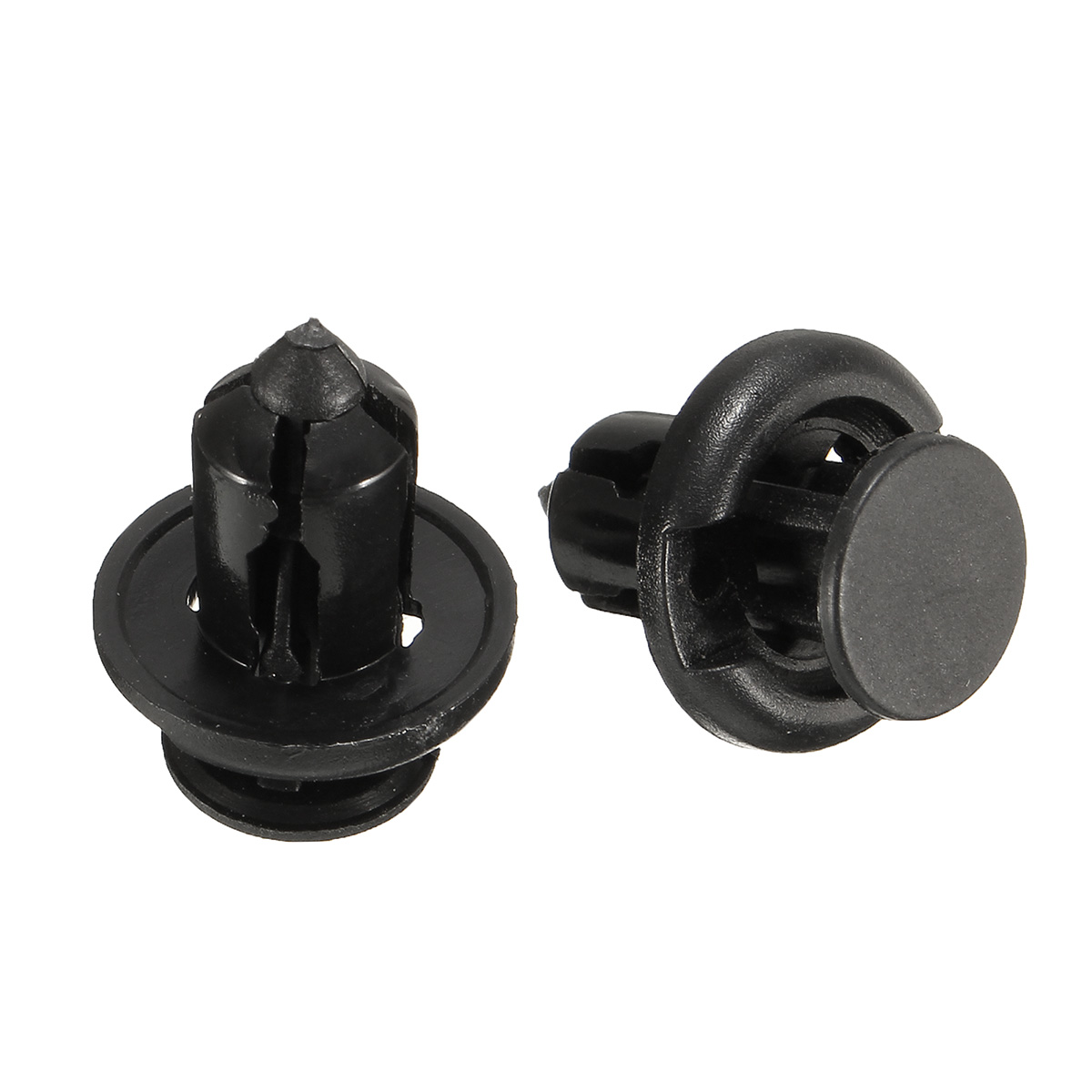 50-Pcs-Car-Bumper-Fender-10mm-Hole-Plastic-Push-Rivets-Fastener-Clip-Black-1566219