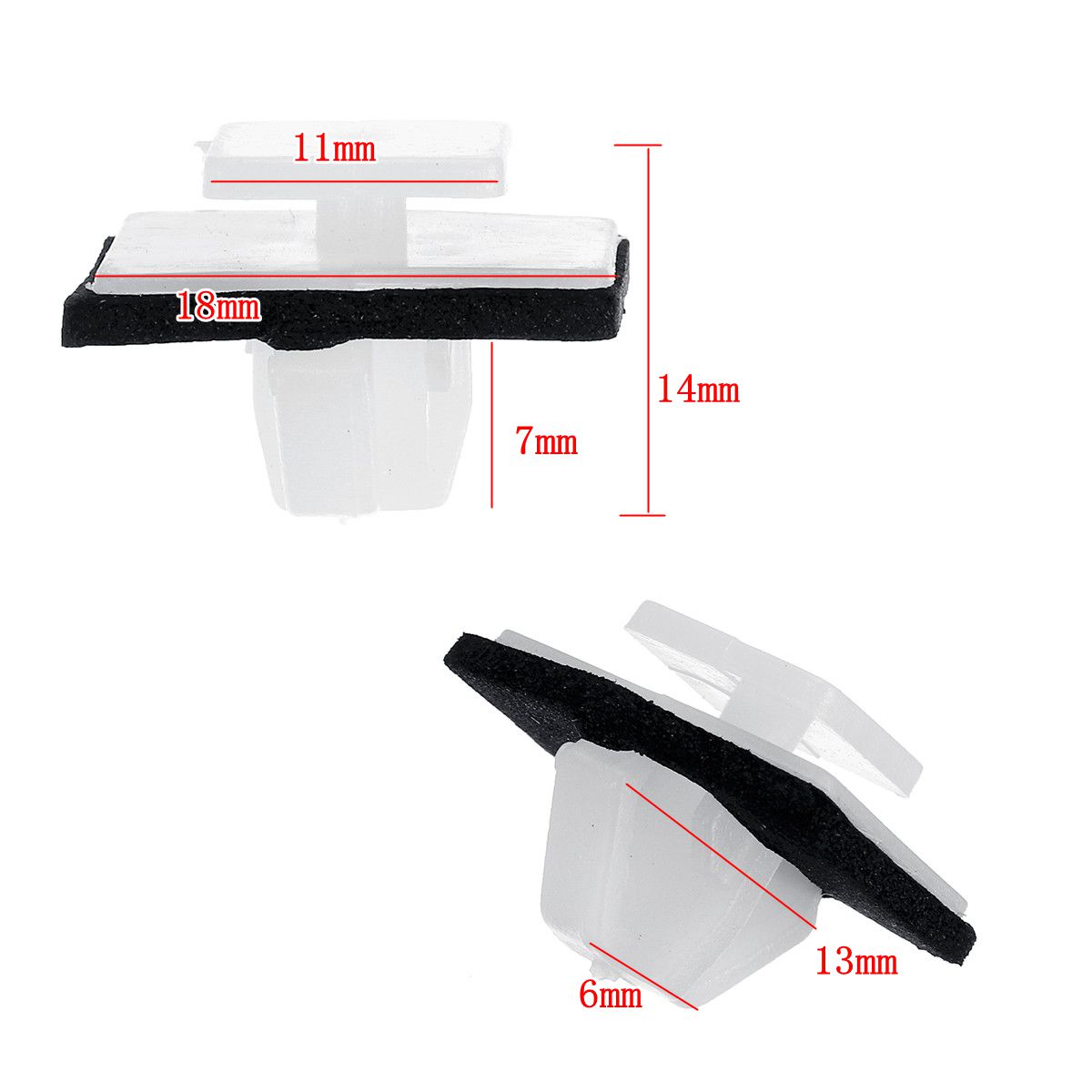 50PCS-Car-Fastener-Clip-Door-Guard-Plate-Wheel-Eyebrow-Clip-for-Hyundai-1411941
