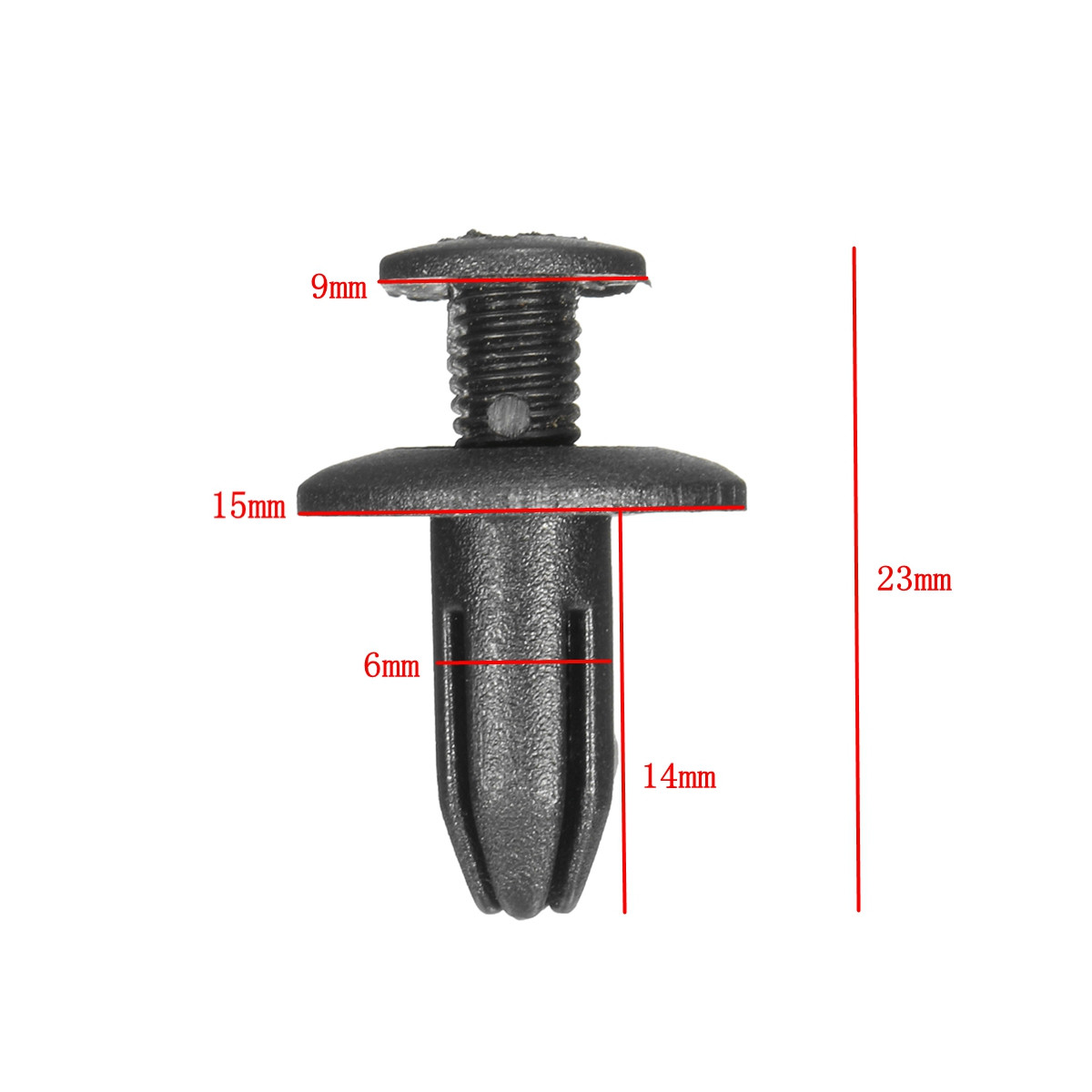 50PCS-Universal-Car-Truck-Bumper-Fender-Rivet-Fastener-Clips-6mm-Hole-1632873