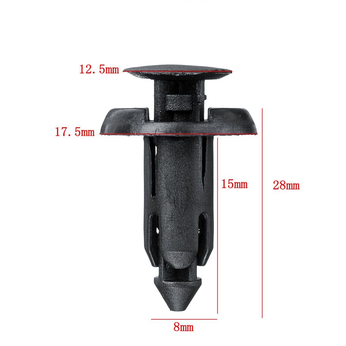 50pcs-8mm-Black-Plastic-Door-Trim-Moulding-Clip-Retainer-Panel-Car-Fastener-Clip-For-Toyota-1351485