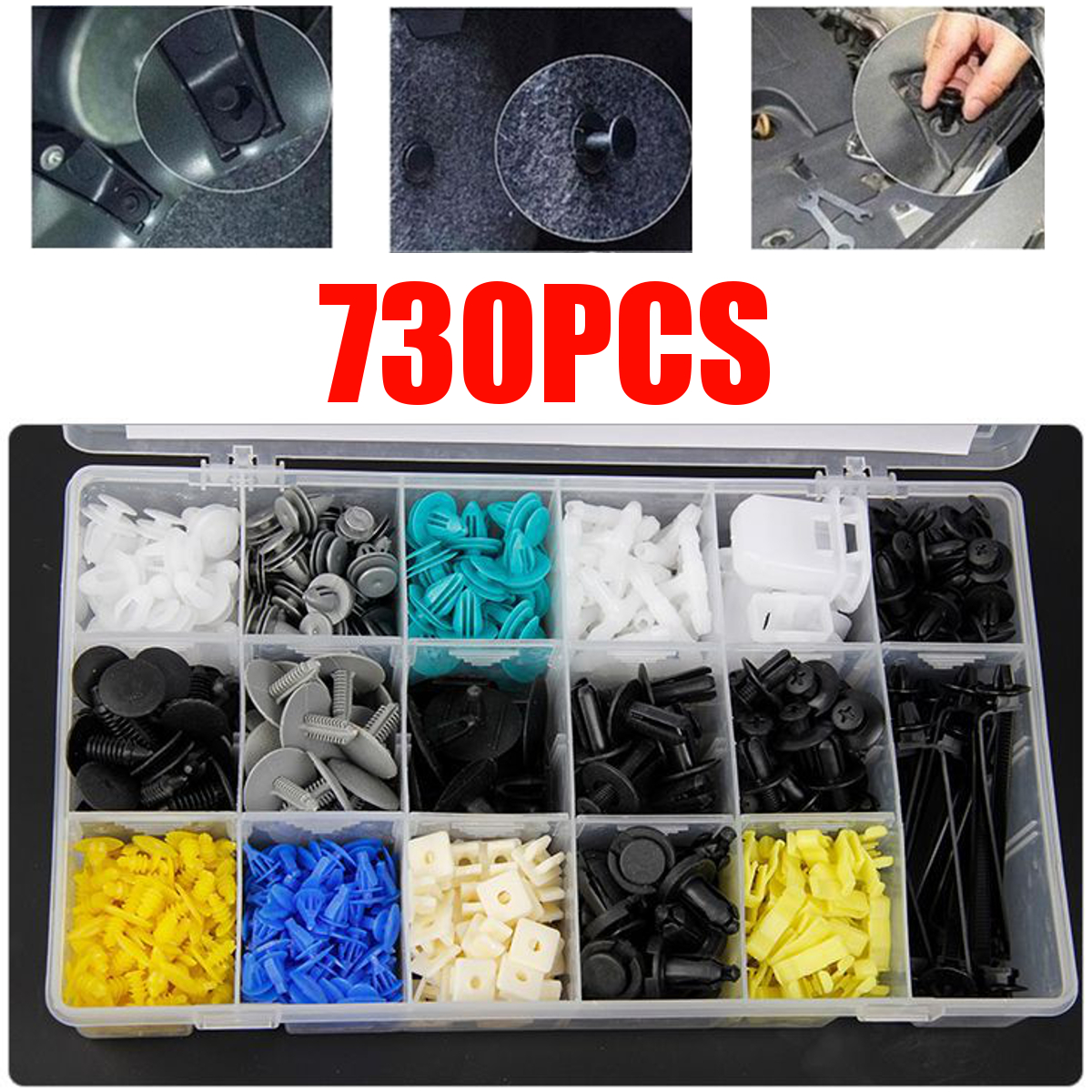 761PCS-Car-Universal-Fastener-Expansion-Screw-Clip-Snap-Mixed-Suit-1771659