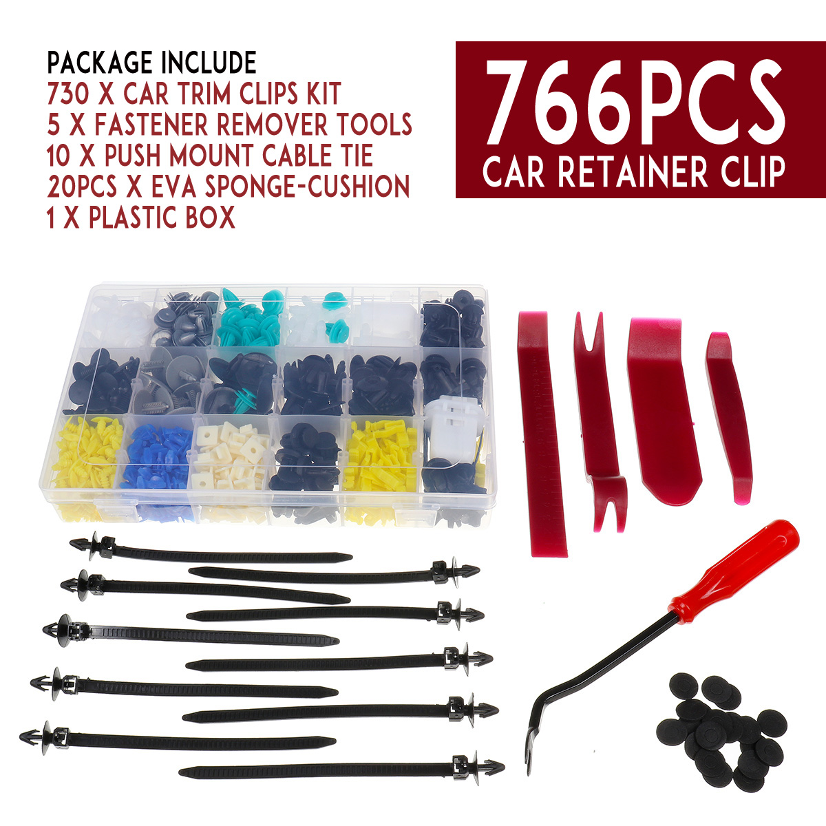 766PCS-Car-Trim-Body-Clips-Kit-Rivet-Retainer-Door-Panel-Bumper-Plastic-Fasteners-1566478