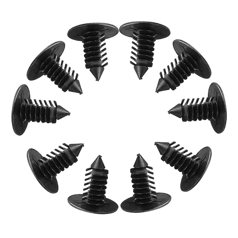 A-Set-Of-120-Sets-Of-9mm-Car-Black-Buckles-Cips-Bumper-Car-Fastener-Clip-1336701