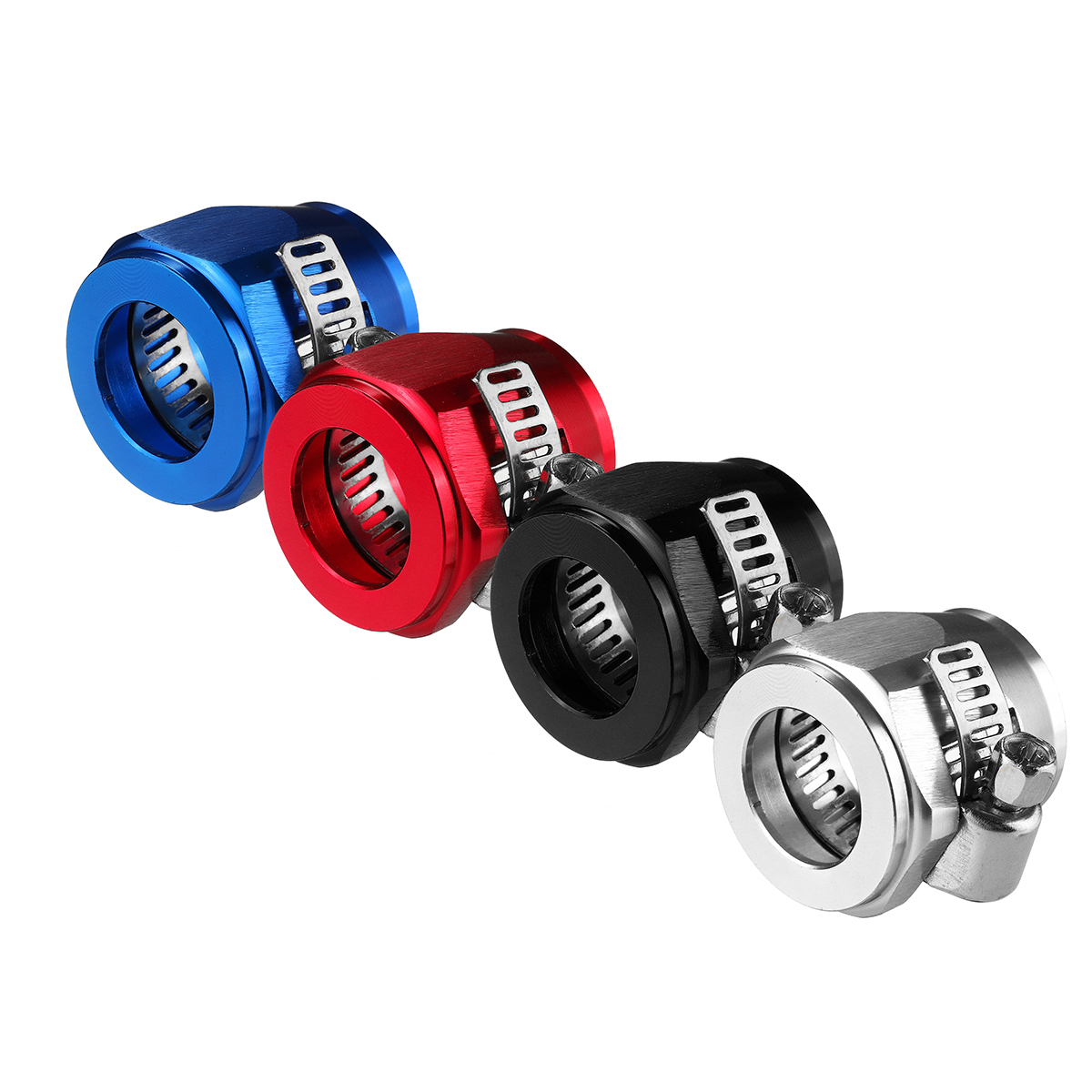 AN10-Hex-Hose-Finisher-Clamp-With-Screw-Band-Hose-End-Cover-Fitting-Adapter-Connector-1689159