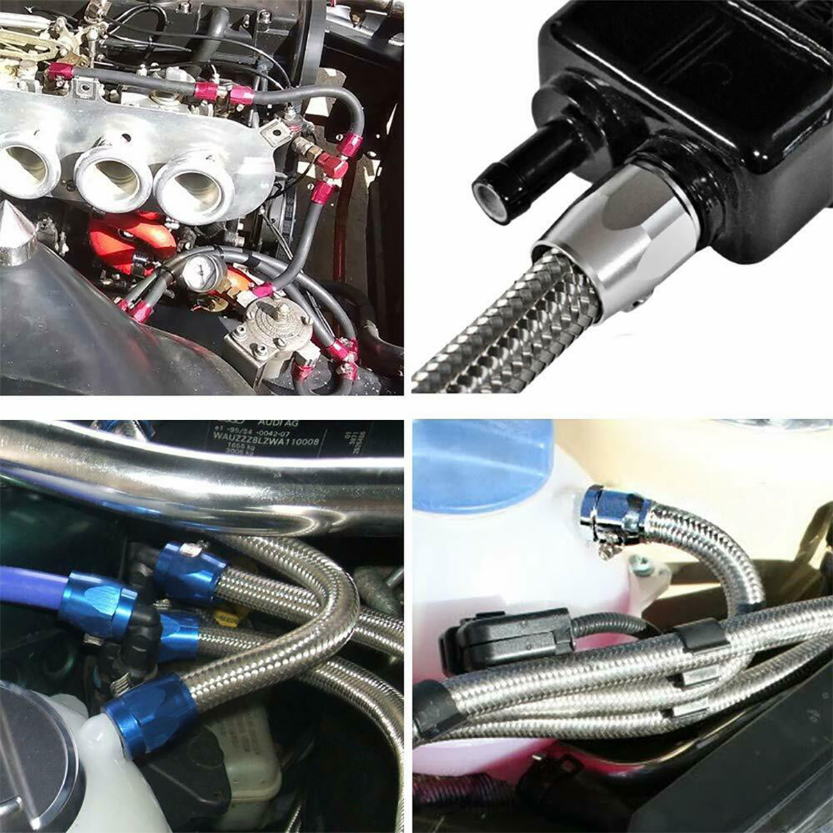 AN10-Hex-Hose-Finisher-Clamp-With-Screw-Band-Hose-End-Cover-Fitting-Adapter-Connector-1689159