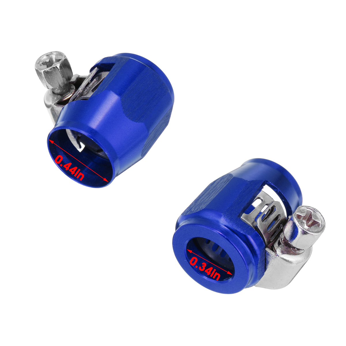 AN4-Hex-Hose-Finisher-Clamp-With-Screw-Band-Hose-End-Cover-Fitting-Adapter-Connector-1689186