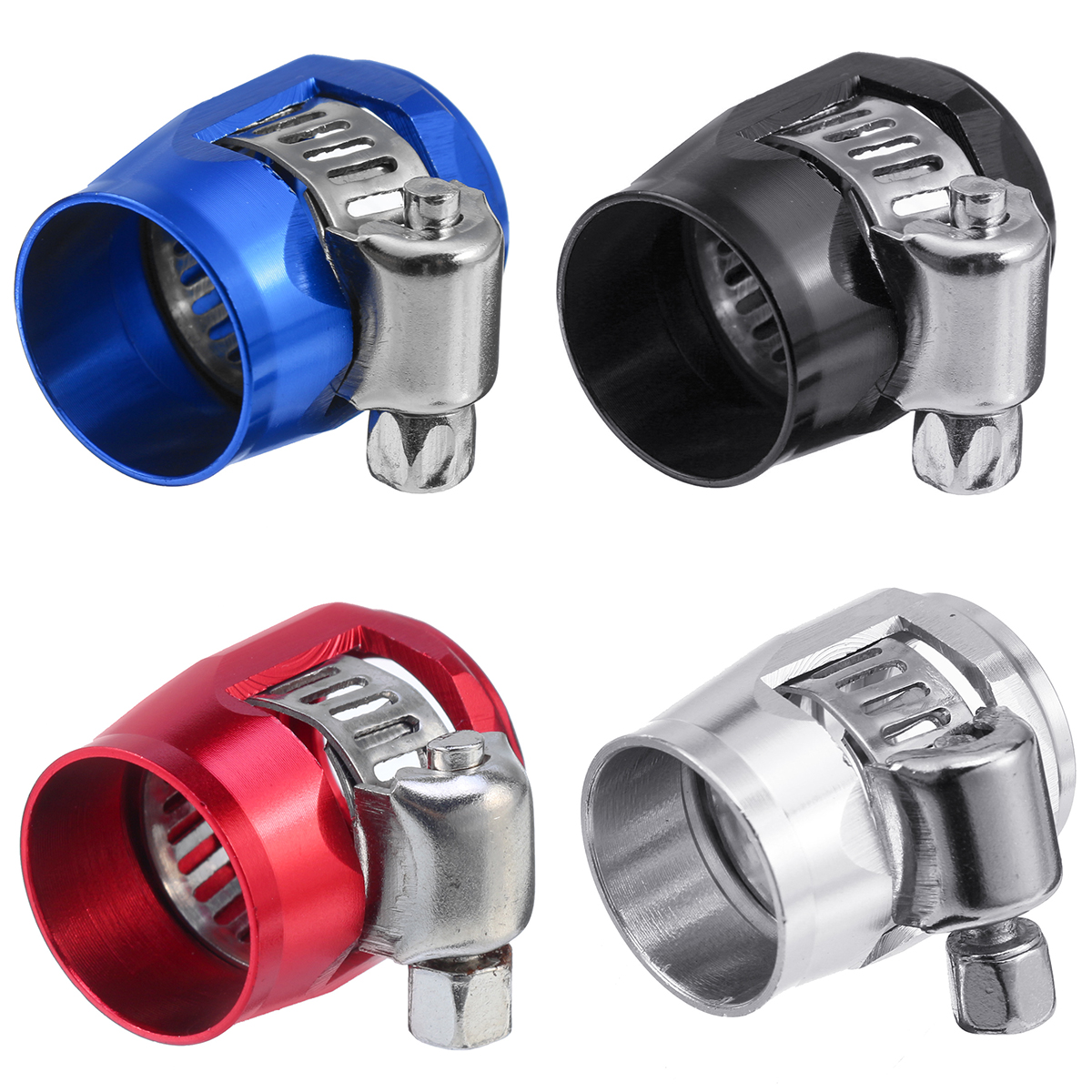 AN6-Hex-Hose-Finisher-Clamp-With-Screw-Band-Hose-End-Cover-Fitting-Adapter-Connector-1689173