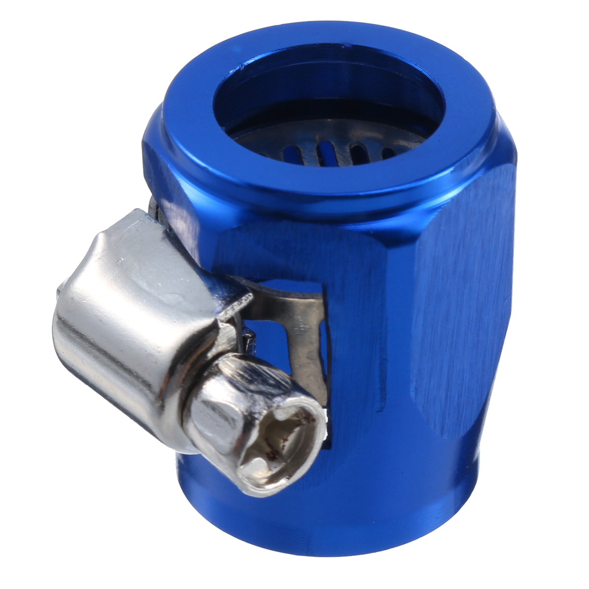 AN6-Hex-Hose-Finisher-Clamp-With-Screw-Band-Hose-End-Cover-Fitting-Adapter-Connector-1689173