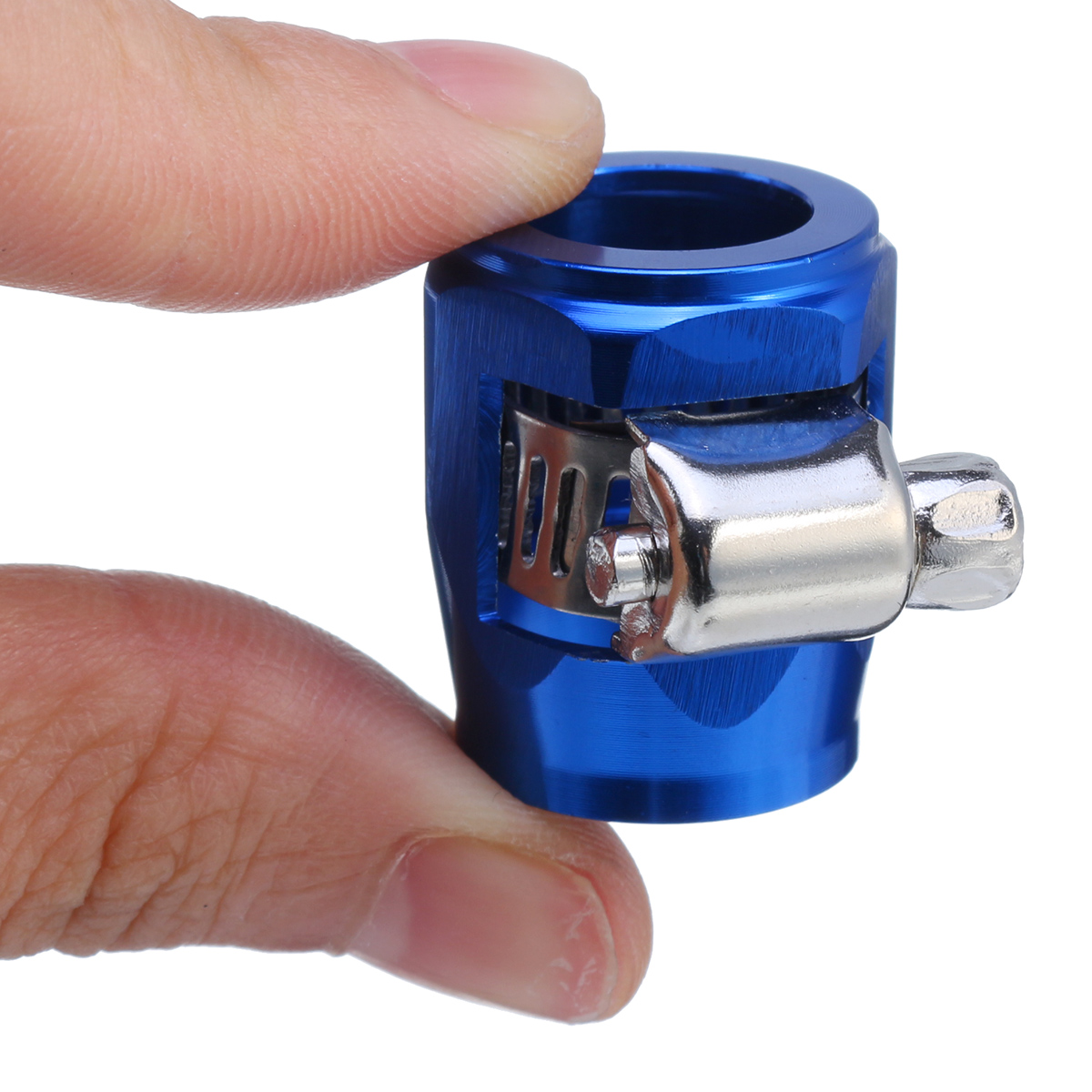 AN6-Hex-Hose-Finisher-Clamp-With-Screw-Band-Hose-End-Cover-Fitting-Adapter-Connector-1689173