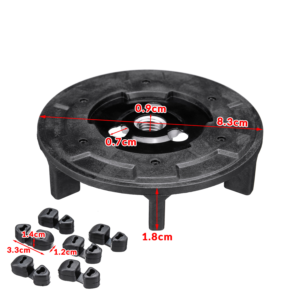 Auto-Air-AC-Compressor-Clutch-Hub-Rubber-For-5SE09C-5SL12C-5SEU12C-6SEU14C-6SEU17C-7SEU17C-1606984