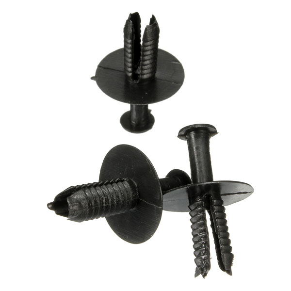 Black-10PCS-Nylon-Fastener-Bumper-Rivet-Retainer-Trim-Clips-For-BMW-946113