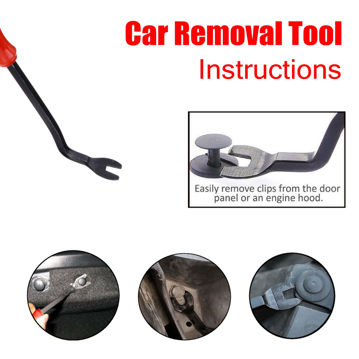 Car-Bumper-Fender-Plastic-Trim-Rivets-Buckle-Fastener-Clips--Dash-Radio-Open-Kit-1754129