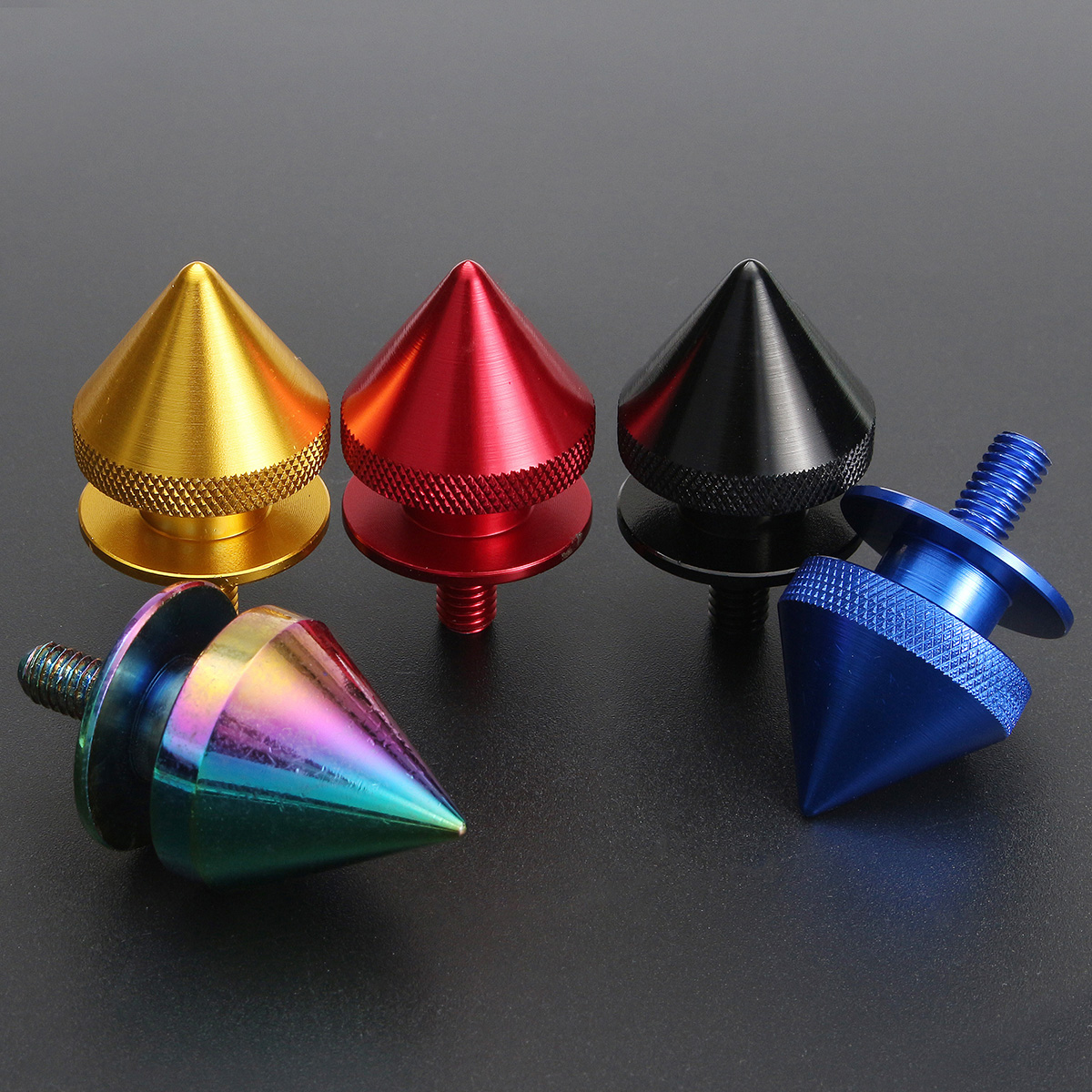 Car-Truck-Spike-Bumper-Fender-Hatch-Lids-Quick-Release-Fasteners-Kit-Aluminum-1164443